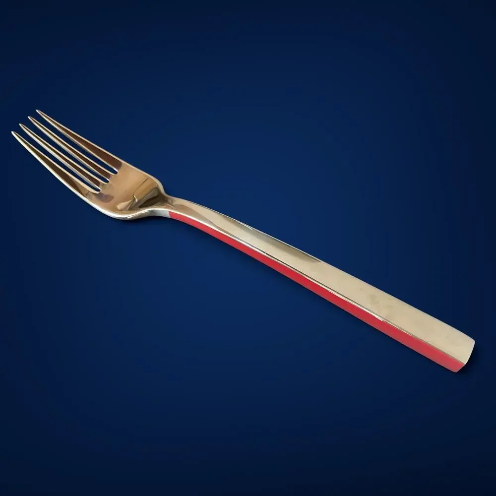 Lenox Roxbury Red 1 Salad Fork Stainless Steel Flatware Replacement Modern